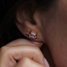Diana Pink Amethyst Studs
