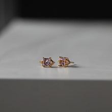 Diana Pink Amethyst Studs
