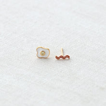 Bacon and Eggs Enamel Studs