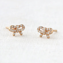 Bow Crystal Studs