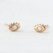 Eye with Opal Studs