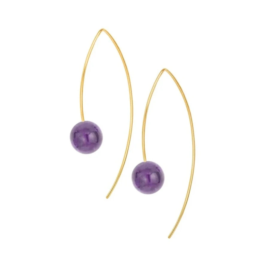 Element Amethyst Earrings