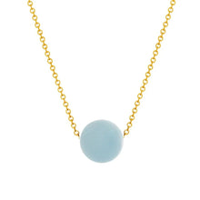 Element Aquamarine Slide Necklace