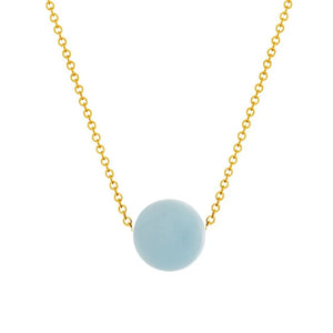 Element Aquamarine Slide Necklace