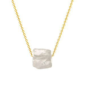Element Rock Crystal Quartz Slide Necklace