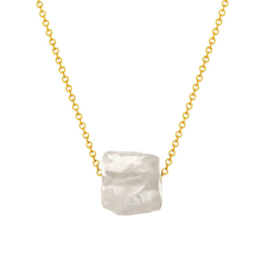 Element Rock Crystal Quartz Slide Necklace