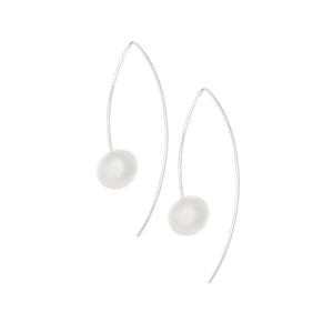 Element White Pearl Earrings