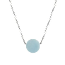 Element Aquamarine Slide Necklace