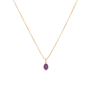 Evelyn Amethyst Necklace