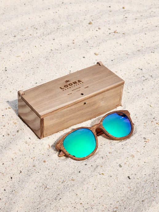 Eclipse Walnut Sunglasses
