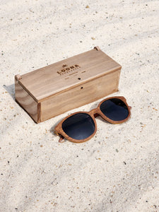 Eclipse Walnut Sunglasses