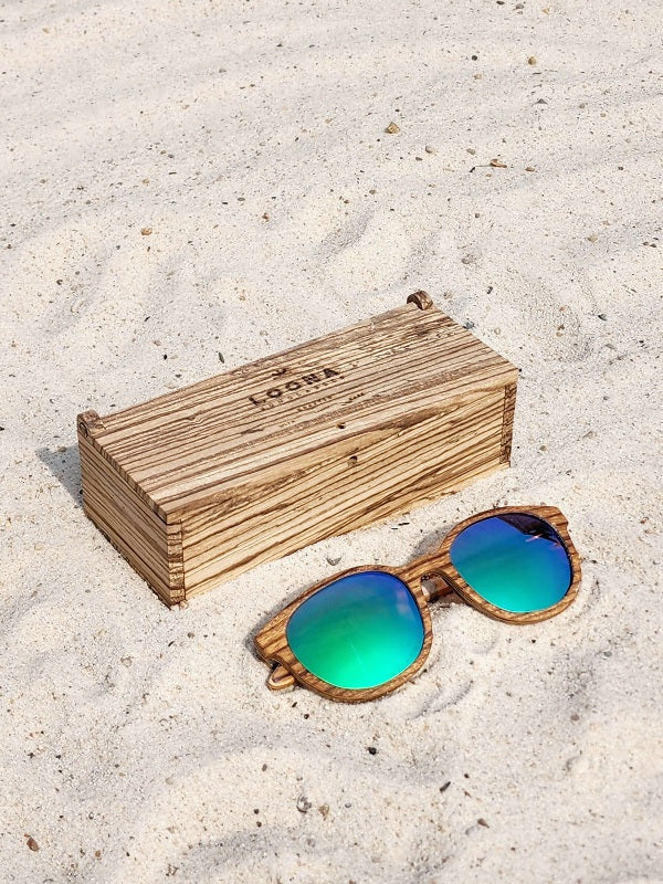 Eclipse Zebrawood Sunglasses