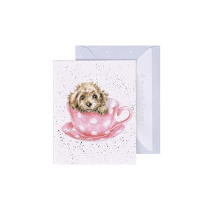 Teacup Pup Enclosure Card