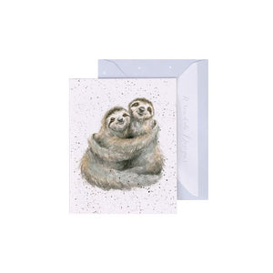 Little Card, Big Hug Sloth Enclosure Card