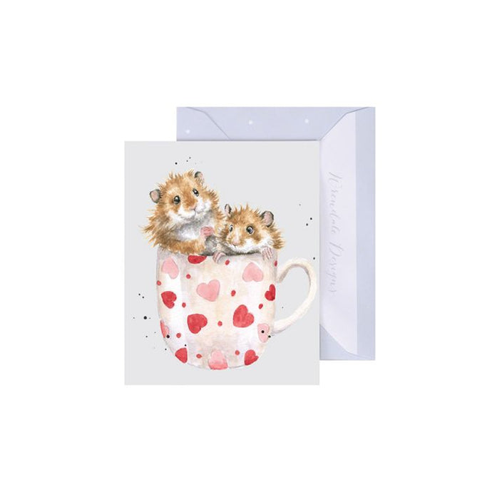Mug Full of Love Hamster Enclosure Card