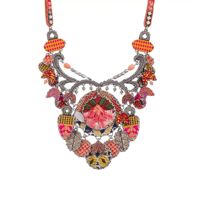 Embroidered Dream Flora Necklace
