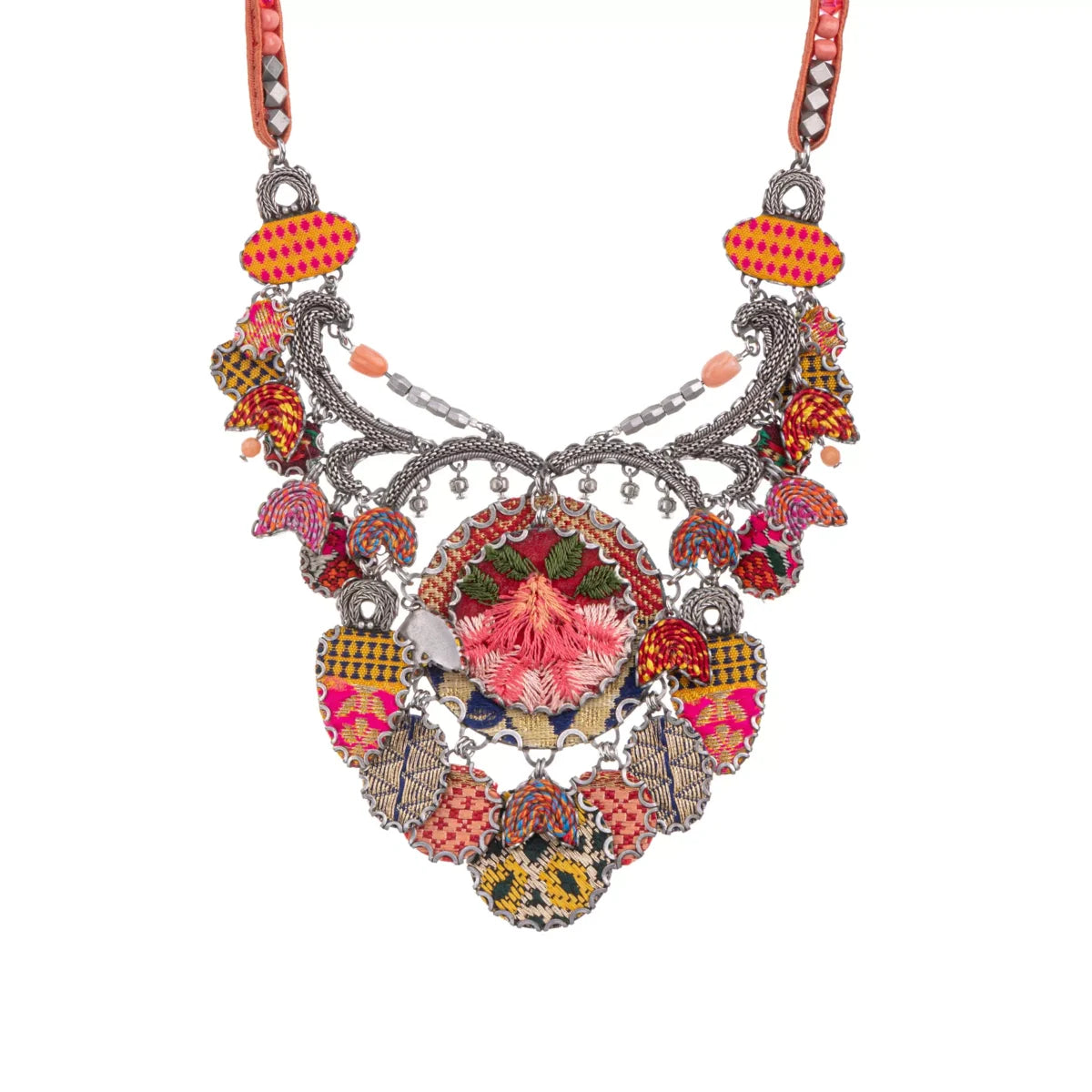 Embroidered Dream Flora Necklace