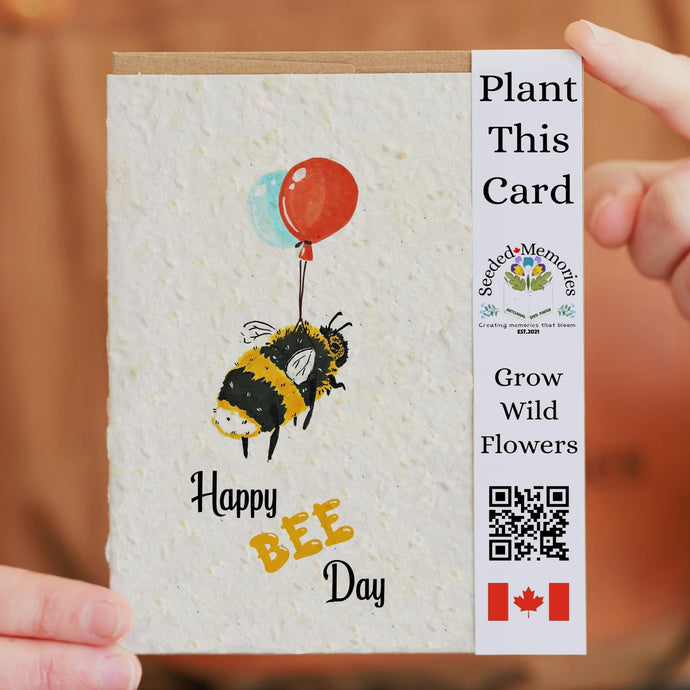Happy Bee Day Birthday Card
