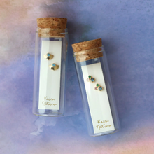 Kris Nations Modernist Crystal Bezel Studs E778-G
