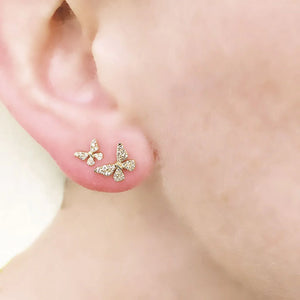 Petite Butterfly Studs