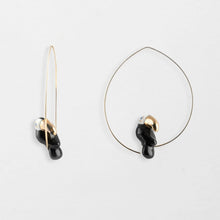 Hoop Porcelain Figure Earrings