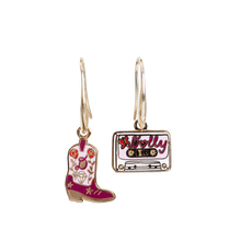 Boot & Country Cassette Drop Earrings