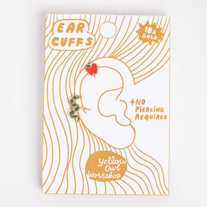 Apple & Snake Ear Cuffs