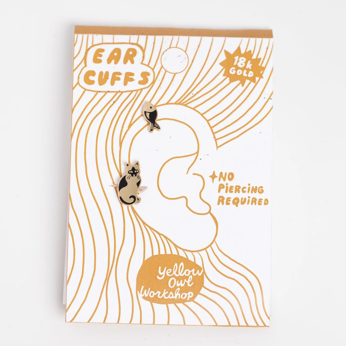 Cat & Fish Ear Cuffs