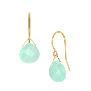 Lantern Ocean Quartz Earrings