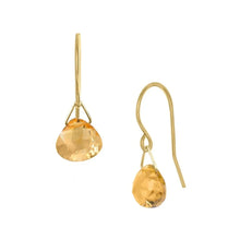 Lantern Citrine Earrings