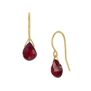 Lantern Garnet Earrings