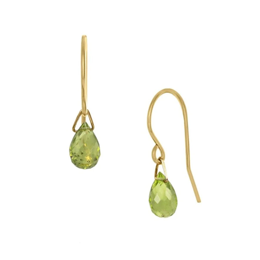 Lantern Peridot Earrings