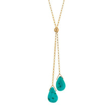 Lantern Lariat Turquoise