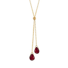Lantern Lariat Garnet