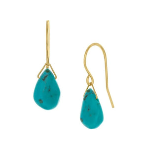Lantern Turquoise Earrings