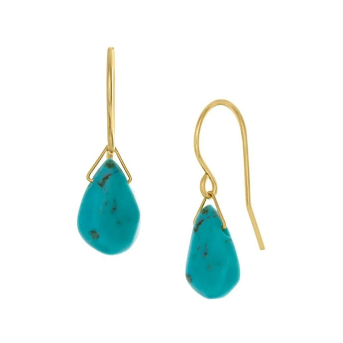 Lantern Turquoise Earrings