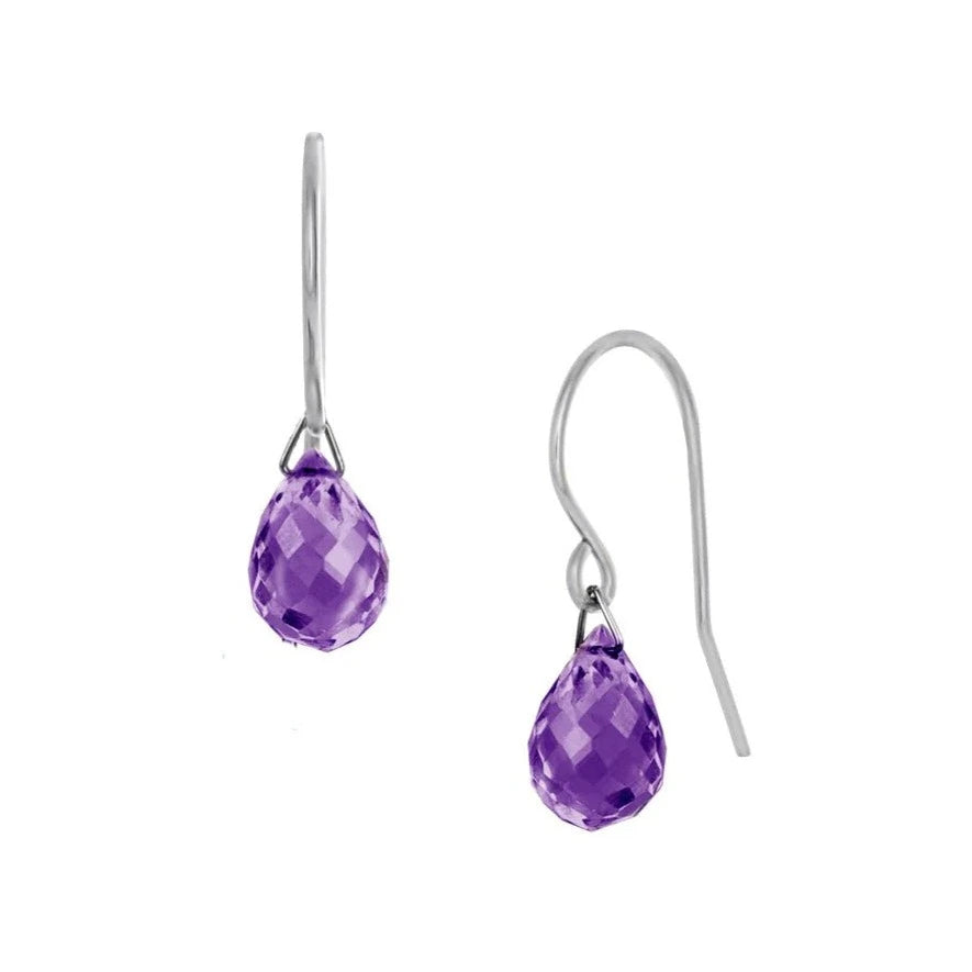 Lantern Amethyst Earrings
