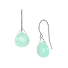 Lantern Ocean Quartz Earrings