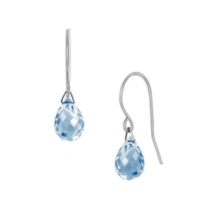 Lantern Blue Topaz Earrings