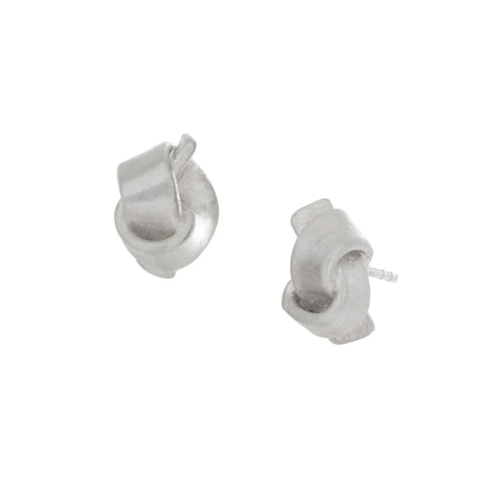 Lasso Small Love Knot Stud Earrings