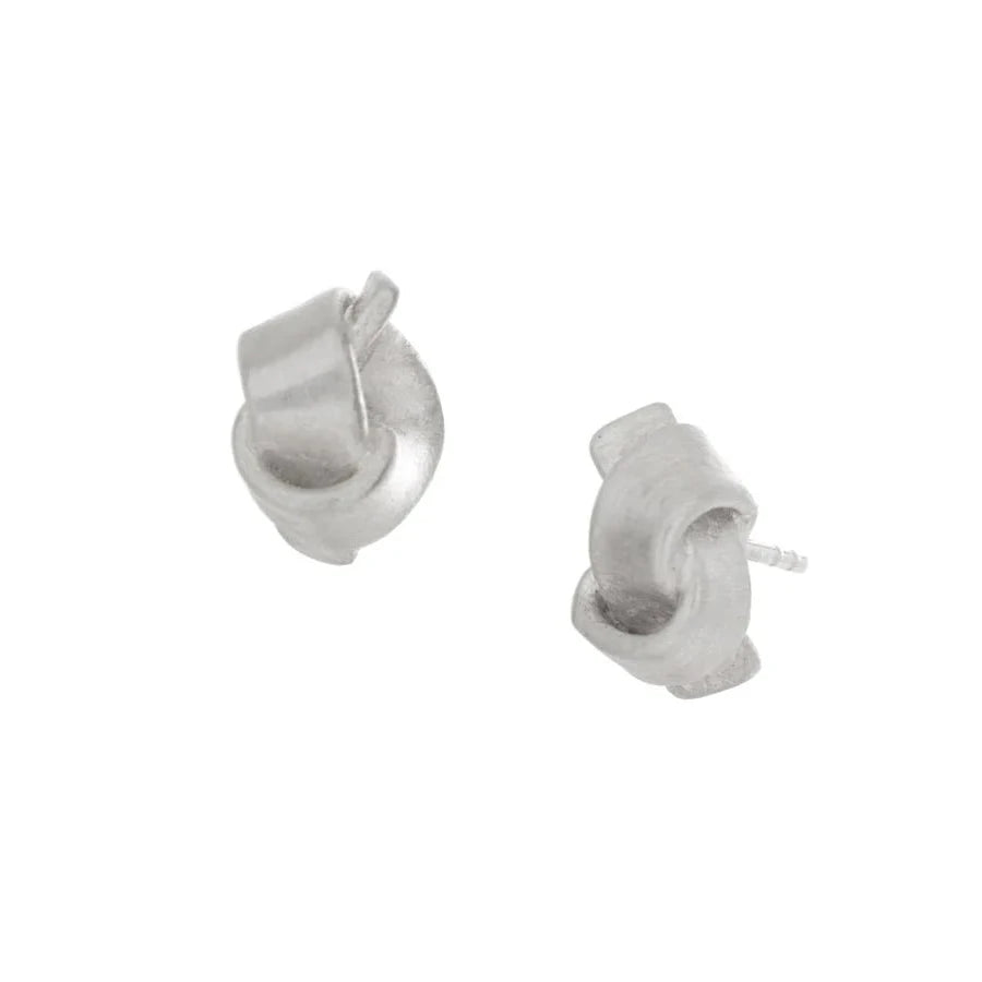 Lasso Small Love Knot Stud Earrings