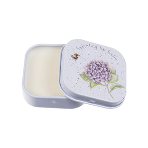 Hydrangea Bee Lip Balm Tin