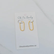 Litany Dainty Long Twisted Hoop Earrings