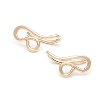 Mini Filigree Ear Climbers - Gold Fill