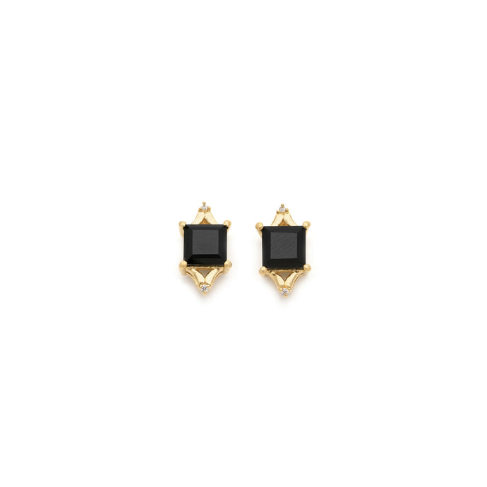 Diana Black Onyx Studs