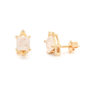 Diana Moonstone Studs