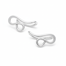 Mini Filigree Ear Climbers - Sterling Silver
