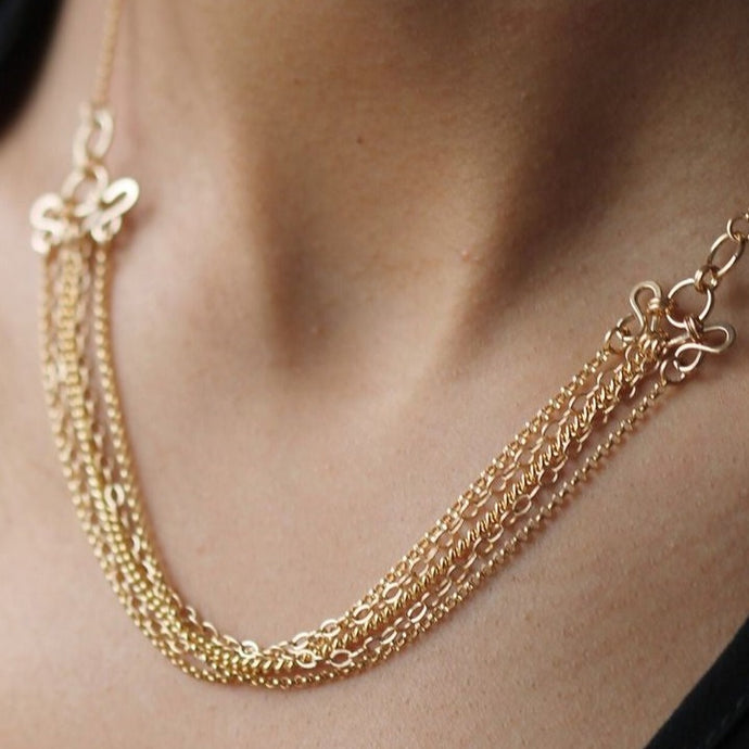 Arabesque Gold Necklace