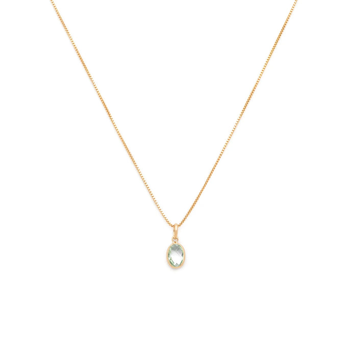 Evelyn Green Amethyst Necklace