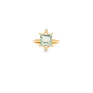 Diana Green Amethyst Ring